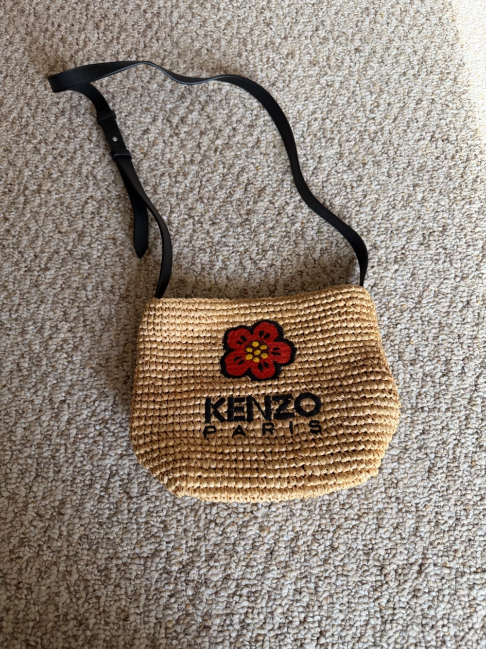 Kenzo Raffia Bucket Bag